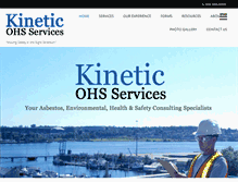 Tablet Screenshot of kineticohs.com